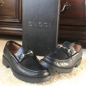 Gucci Shoes - Horsebit Leather Loafer